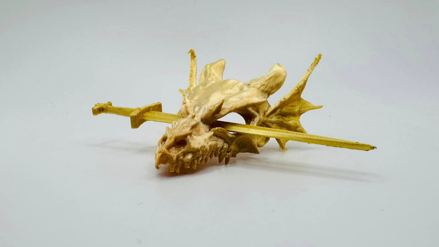 Dragon Skull Hairpieces