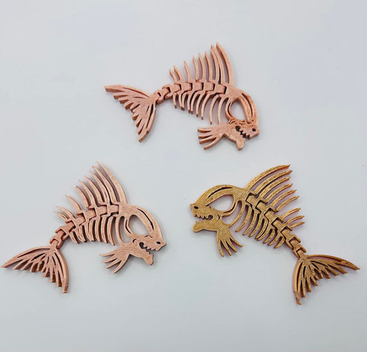 Skeletal Fish Decor